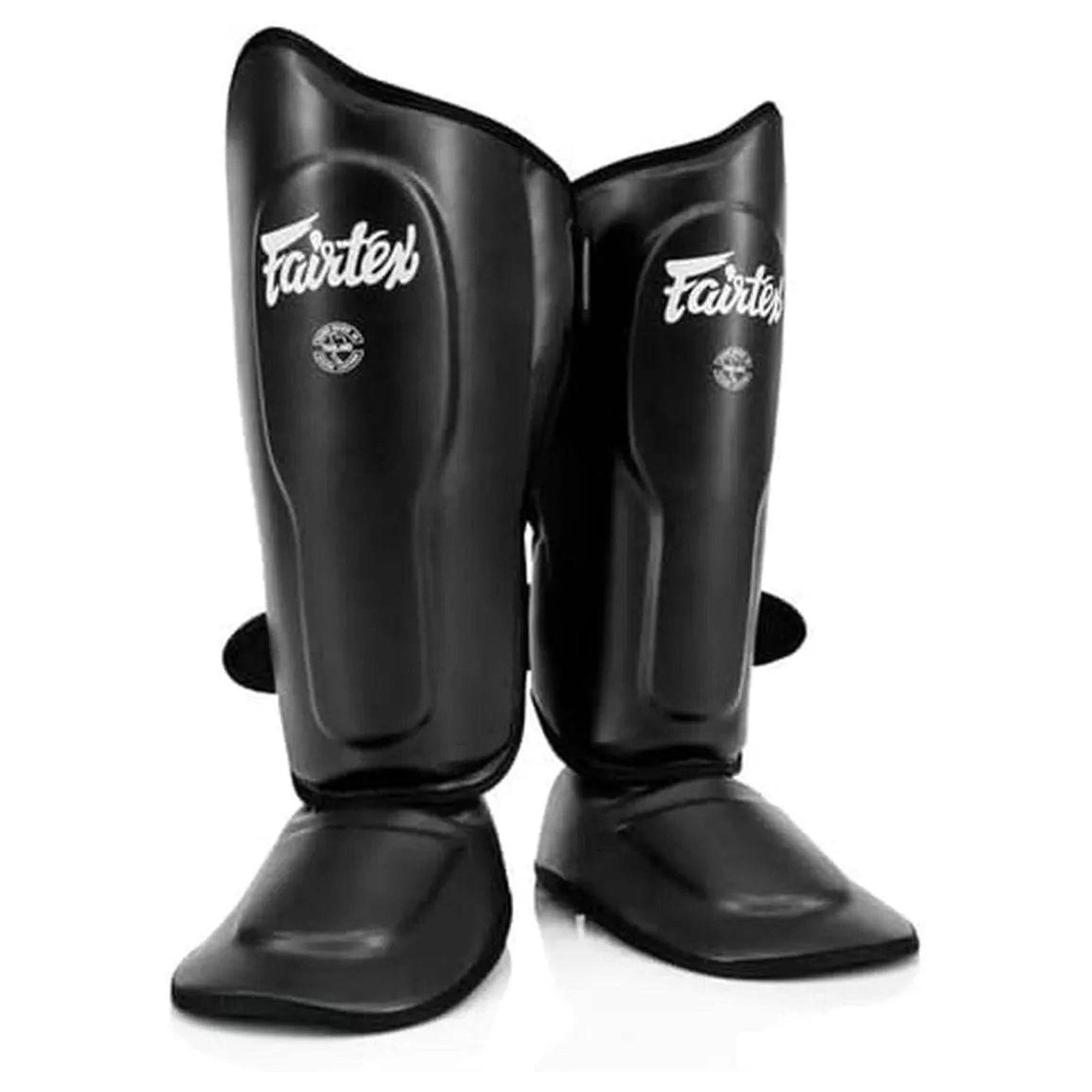 Fairtex SP9 Ultra Ergo Shin Pads | Muay Thai, Kickboxing Shin Guards Made with Syntek Leather