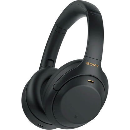 Sony WH-1000XM4 Wireless Premium Noise Canceling Overhead Headphones with Mic for Phone-Call and Alexa Voice Control, Midnight Blue WH1000XM4