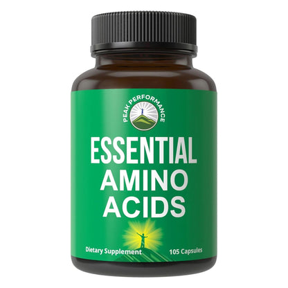 All 9 Essential Amino Acids Supplement. Capsules with 3X More Leucine for Muscle Recovery, Growth. EAA Supplement Better than BCAA / BCAAS Branched Chain Aminos Acid. USA Tested Eaas Men + Women