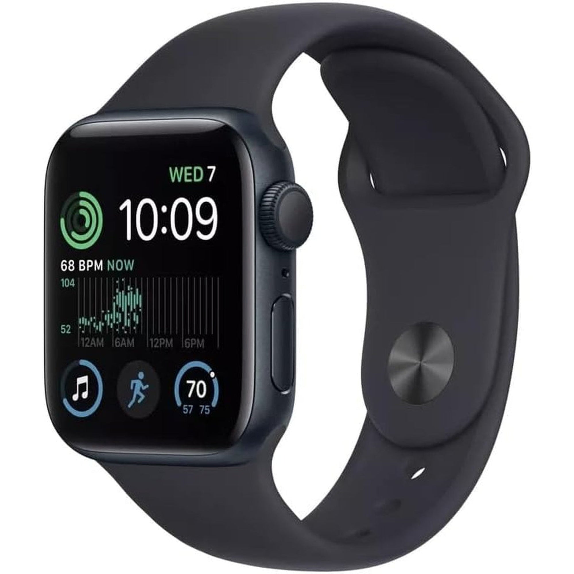 Apple Watch Series 7 (GPS, 45Mm) Midnight Aluminum Case with Midnight Sport Band (Renewed)