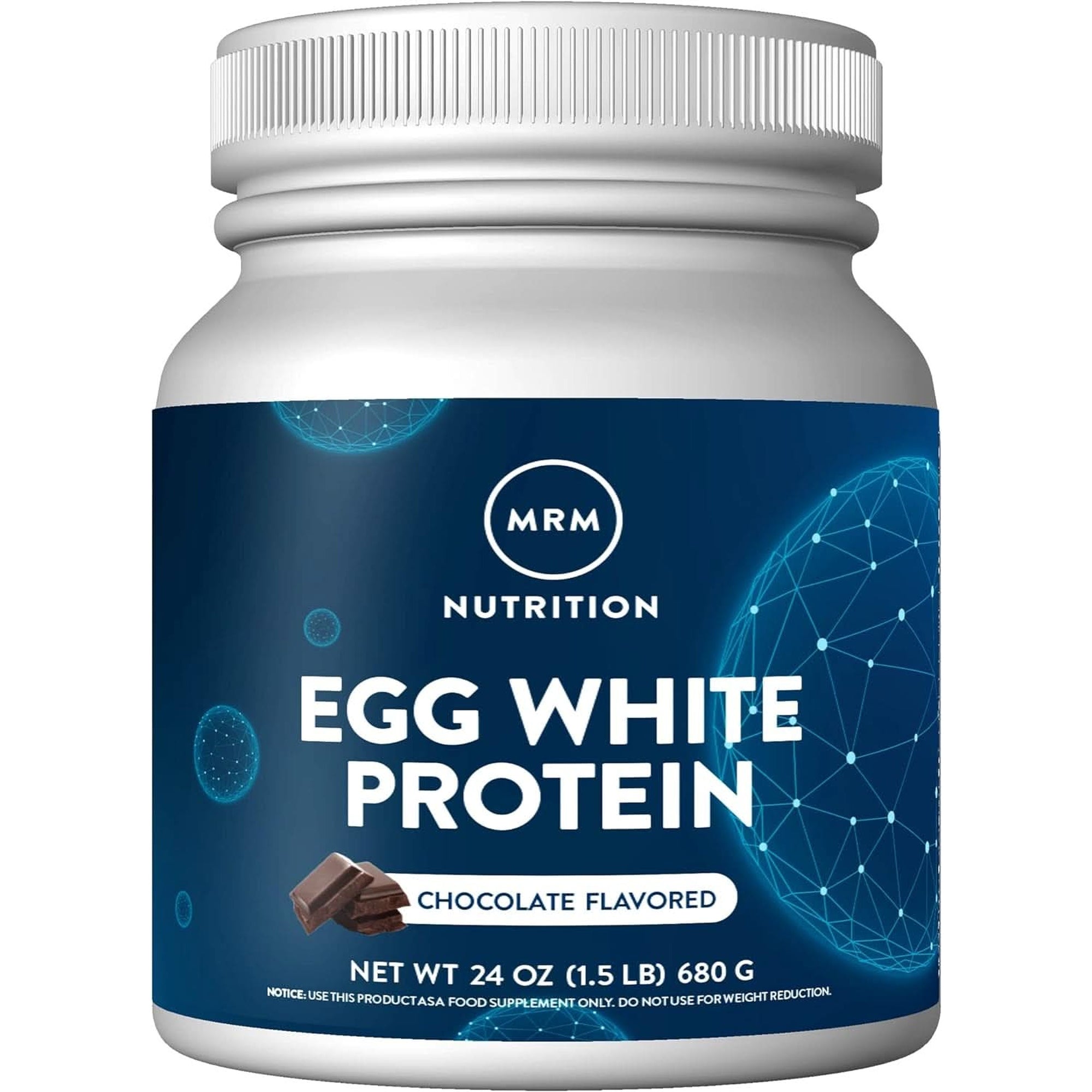 MRM Nutrition Egg White Protein | Vanilla Flavored | 23G Fat-Free Protein | with Digestive Enzymes | Highest Biological Value | Clinically Tested | 10 Servings