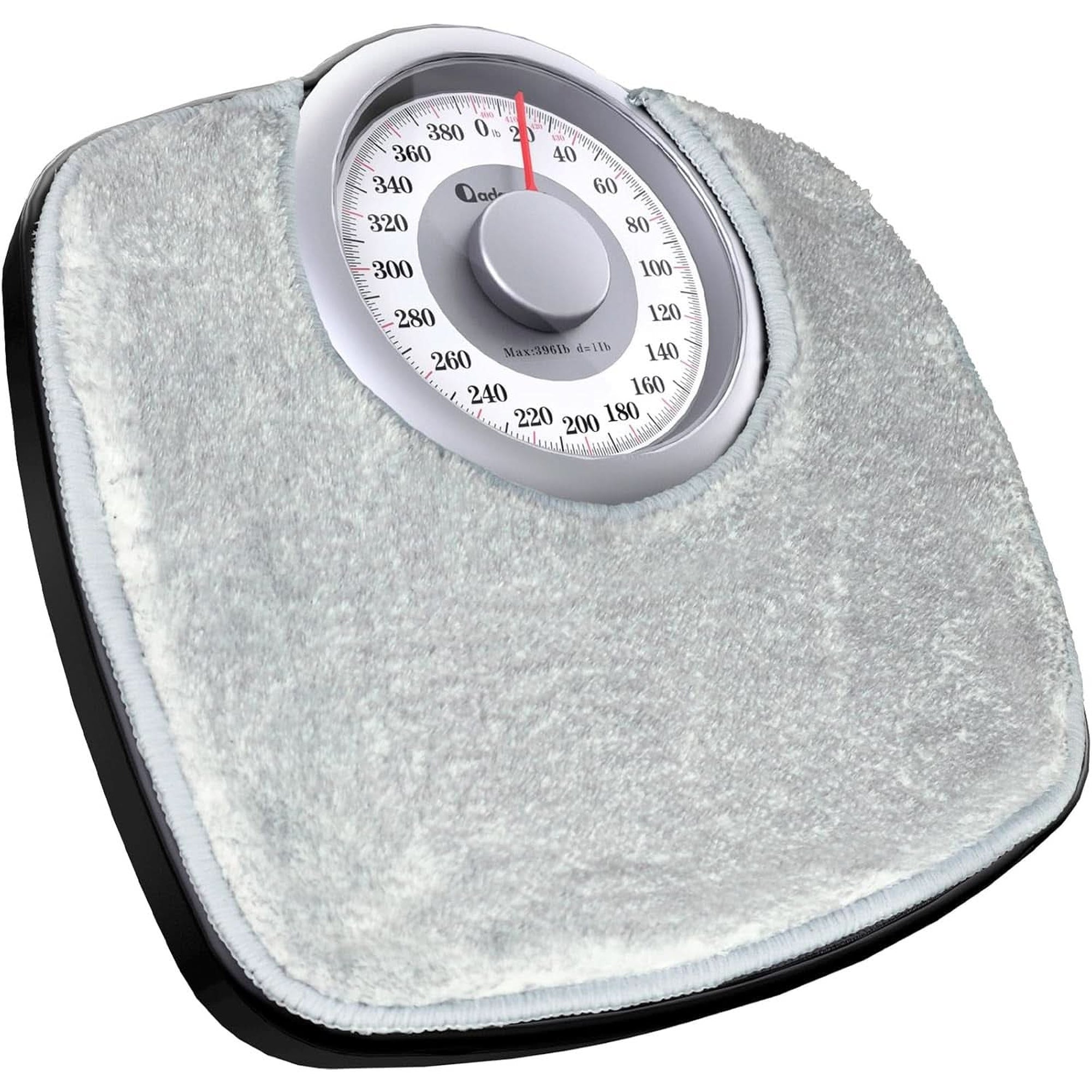 Adamson A25 Scales for Body Weight - up to 400 LB - New 2024-5.3" Dial on 12.4" X 10.2" Platform - Anti-Skid Rubber Surface - Bathroom Scale Analog - Durable with 20-Year Warranty