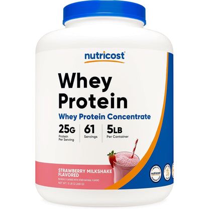 Nutricost Whey Protein Powder, Unflavored, 5 Pounds - from Whey Protein Concentrate