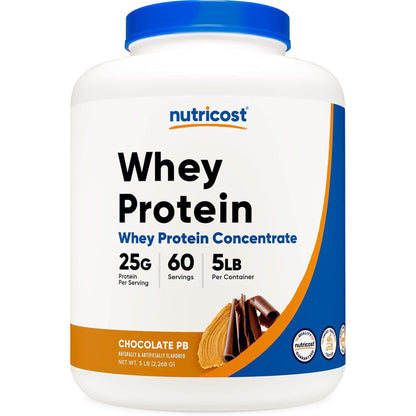 Nutricost Whey Protein Powder, Unflavored, 5 Pounds - from Whey Protein Concentrate