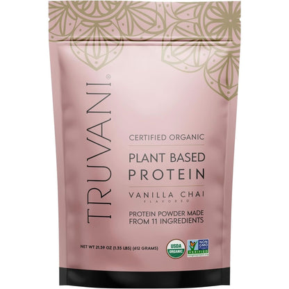 Truvani Pea Protein Powder, Vanilla, 20.9Oz, 1Pk, 20 Servings