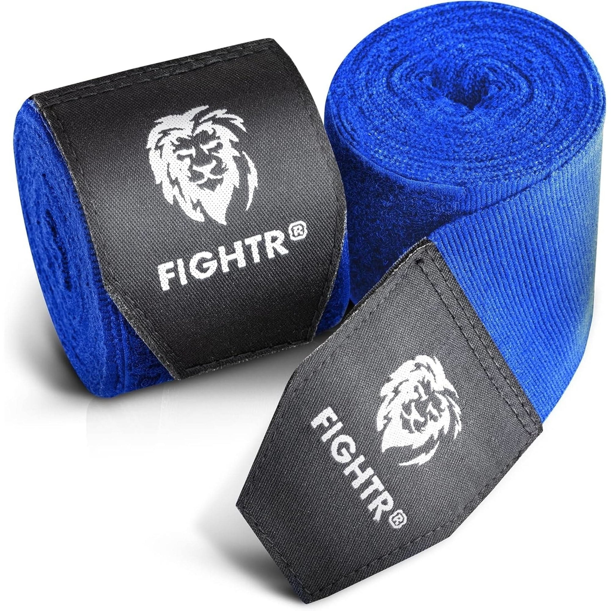 FIGHTR® Boxing Handwraps 160 Inches Semi-Elastic Hand Wraps with Thumb Loop for Boxing, MMA, Muay Thai & Martial Arts