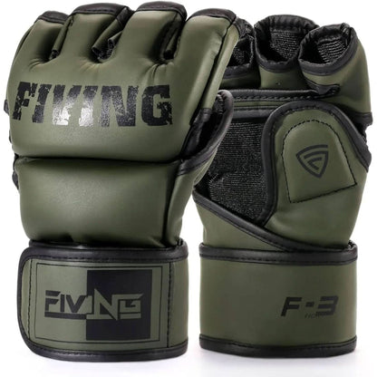 FIVING MMA Gloves for Men & Women,Boxing Gloves for Punching Bag,Sparring,Training,Muay Thai,Mma,Martial Arts Bag Gloves,Kickboxing Gloves with Open Palms