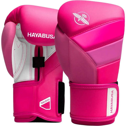 Hayabusa T3 Boxing Gloves for Men and Women Wrist and Knuckle Protection, Dual-X Hook and Loop Closure, Splinted Wrist Support, 5 Layer Foam Knuckle Padding