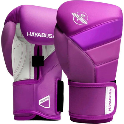 Hayabusa T3 Boxing Gloves for Men and Women Wrist and Knuckle Protection, Dual-X Hook and Loop Closure, Splinted Wrist Support, 5 Layer Foam Knuckle Padding