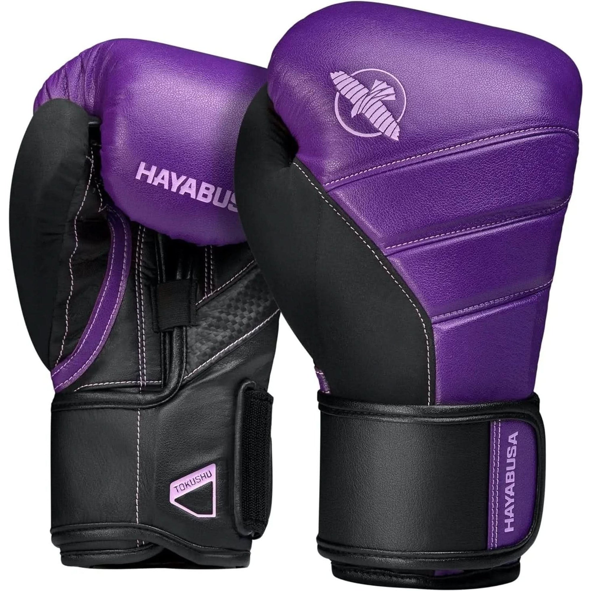 Hayabusa T3 Boxing Gloves for Men and Women Wrist and Knuckle Protection, Dual-X Hook and Loop Closure, Splinted Wrist Support, 5 Layer Foam Knuckle Padding