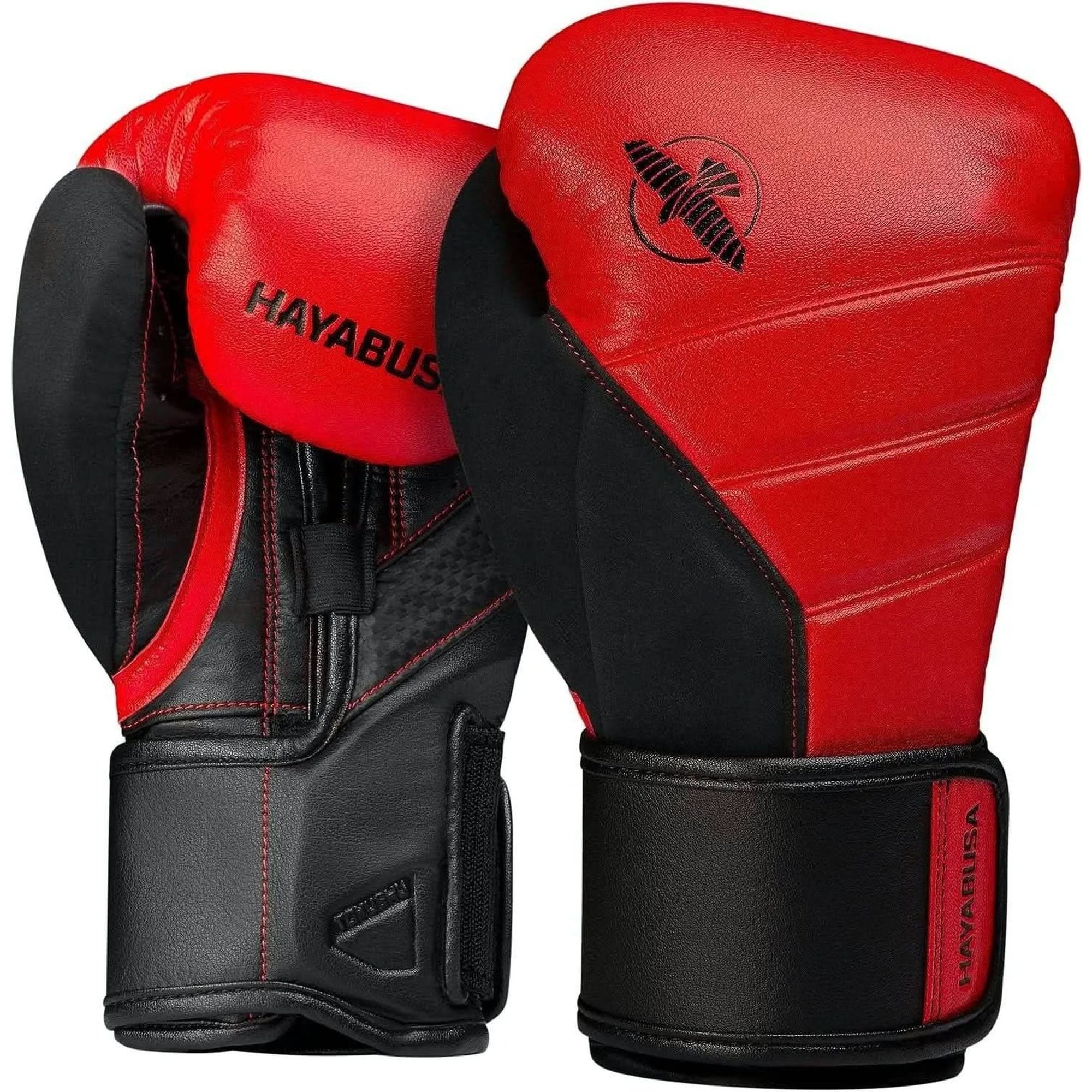 Hayabusa T3 Boxing Gloves for Men and Women Wrist and Knuckle Protection, Dual-X Hook and Loop Closure, Splinted Wrist Support, 5 Layer Foam Knuckle Padding