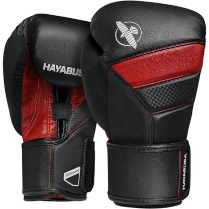 Hayabusa T3 Boxing Gloves for Men and Women Wrist and Knuckle Protection, Dual-X Hook and Loop Closure, Splinted Wrist Support, 5 Layer Foam Knuckle Padding