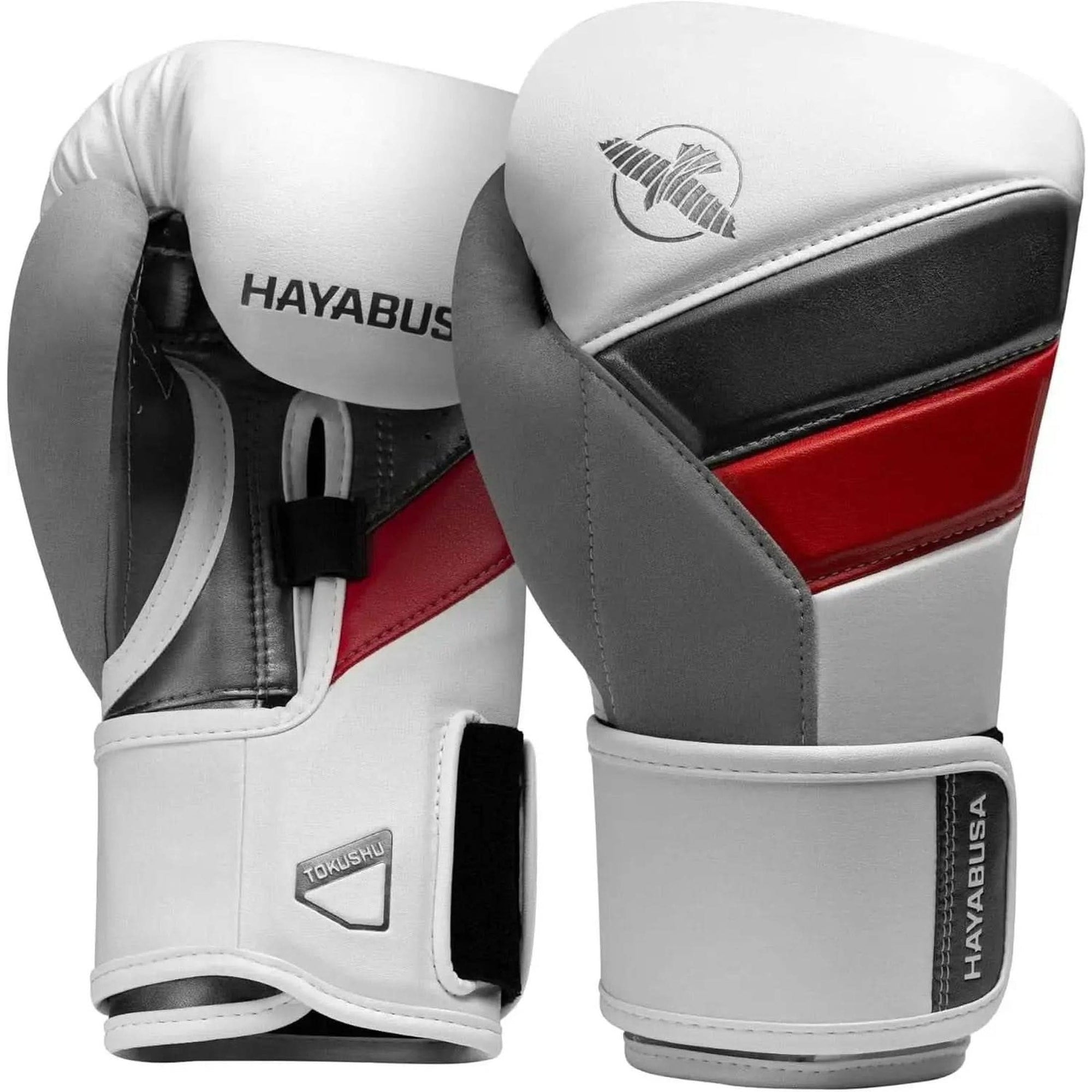 Hayabusa T3 Boxing Gloves for Men and Women Wrist and Knuckle Protection, Dual-X Hook and Loop Closure, Splinted Wrist Support, 5 Layer Foam Knuckle Padding