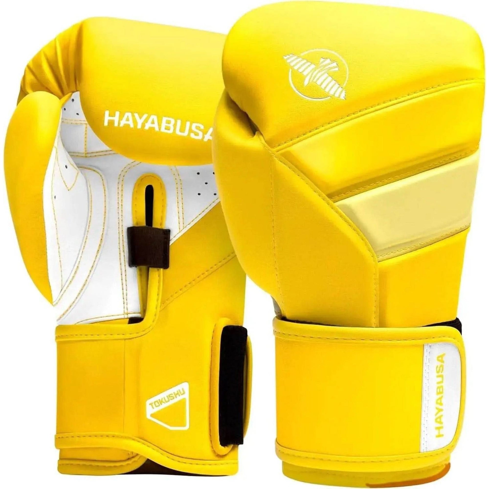 Hayabusa T3 Boxing Gloves for Men and Women Wrist and Knuckle Protection, Dual-X Hook and Loop Closure, Splinted Wrist Support, 5 Layer Foam Knuckle Padding