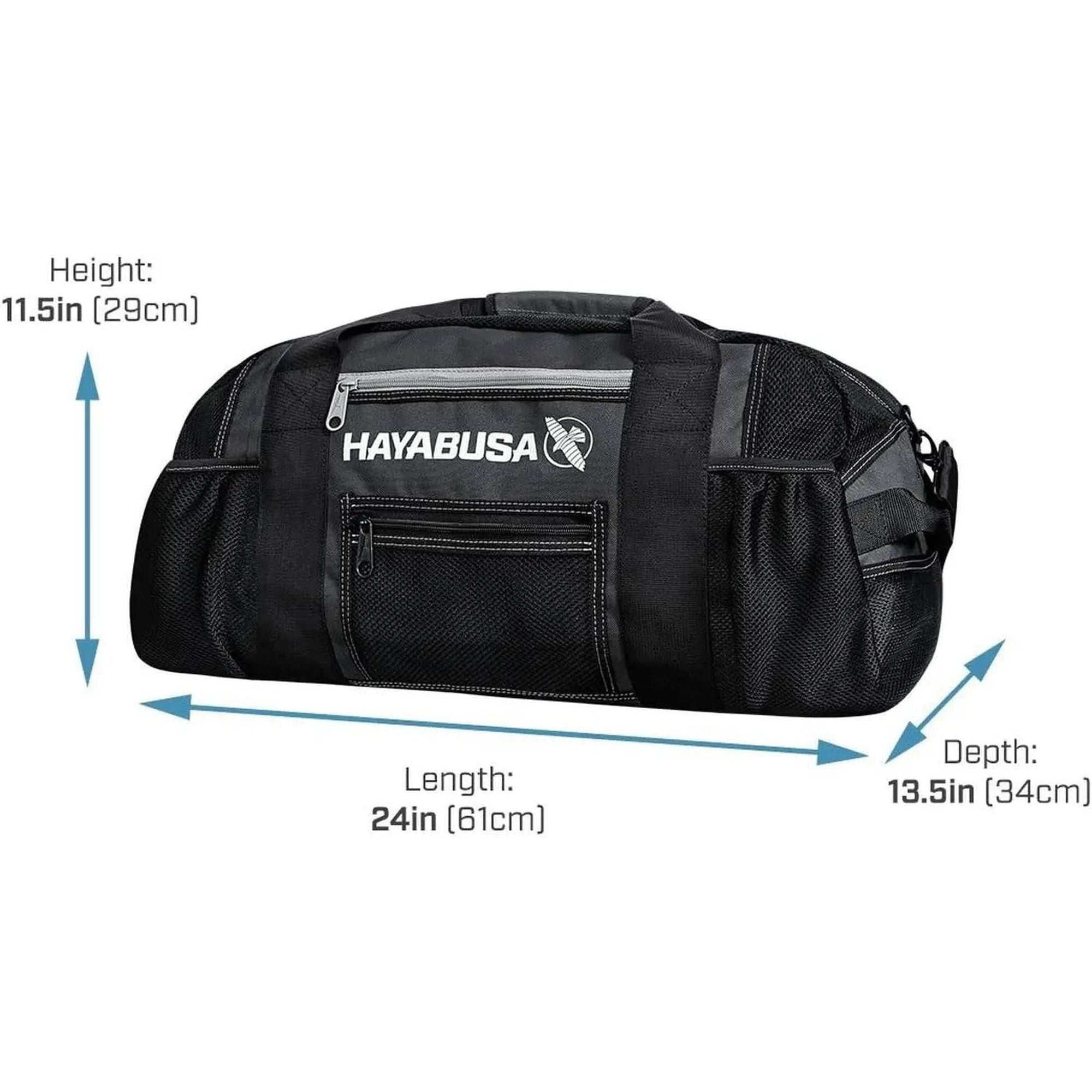 Hayabusa Ryoko Mesh Gear Bag - Black/Grey, 70L