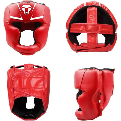 Langray Boxing Headgear for Kids Adults: MMA Kickboxing Headgear with Mesh, Headgear for Sparring Karate Taekwondo Martial Arts