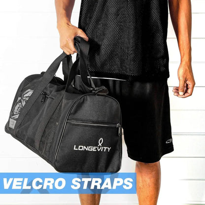 Duffle Mesh Bags with Bottle Pocket, Breathable Duffel Bag for Sweaty Clothes and Equipment, Workout Bag, Gym Bag, Wrestling Bag, Swimmers, Active Athletes, | No More Stink