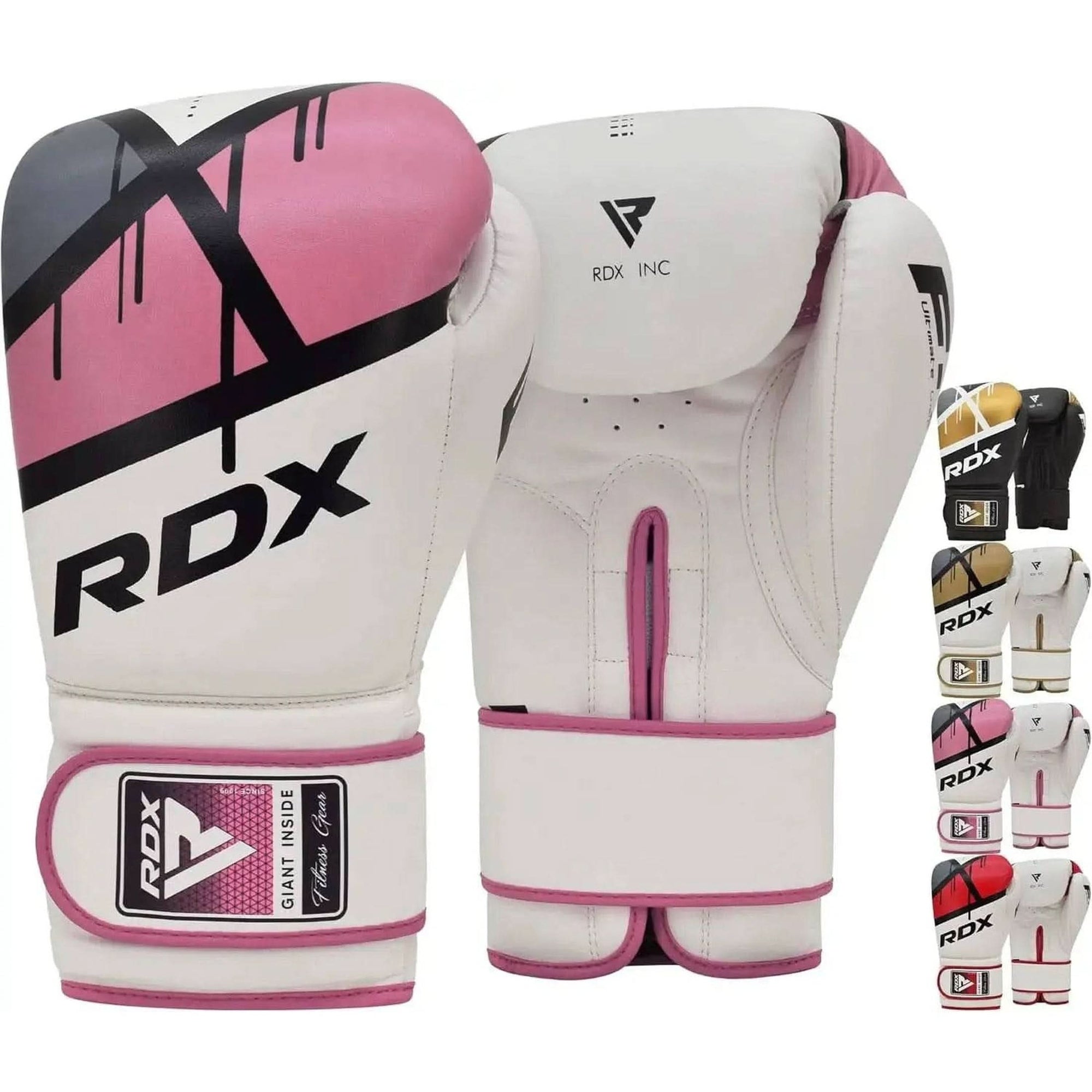 RDX Boxing Gloves EGO, Sparring Muay Thai Kickboxing MMA Heavy Training Mitts, Maya Hide Leather, Ventilated, Long Support, Punching Bag Workout Pads, Men Women Adult 8 10 12 14 16 Oz