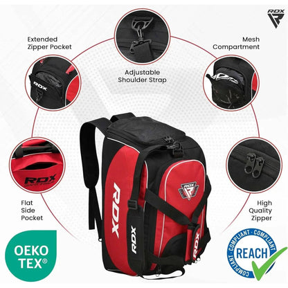 RDX Kit Bag Gym Duffle Sports Holdall Gear MMA Fitness Exercise Equipment