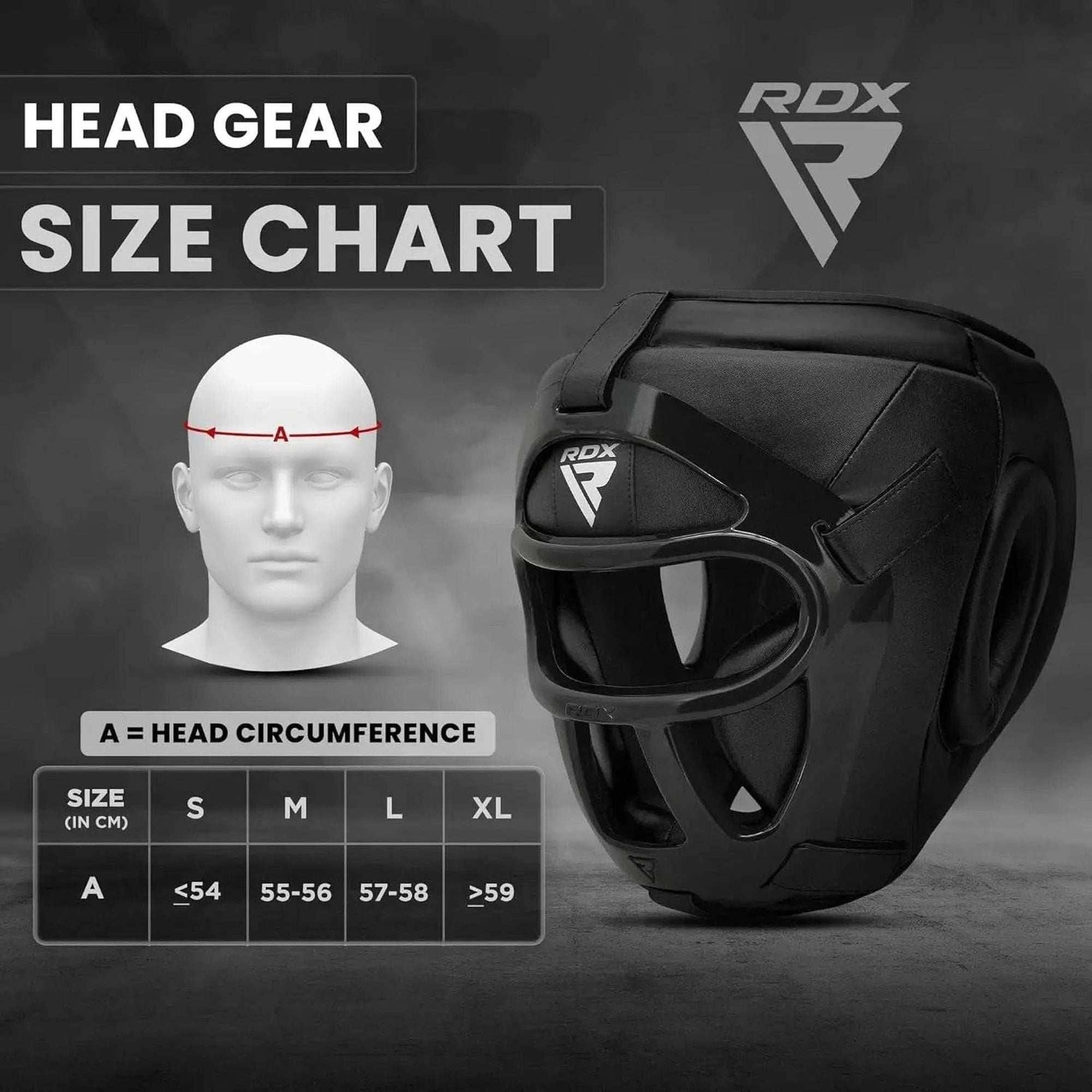 RDX Boxing Headgear MMA Muay Thai, Removable Face Grill, Head Gear for Sparring Grappling Martial Arts Kickboxing Taekwondo Karate BJJ Training