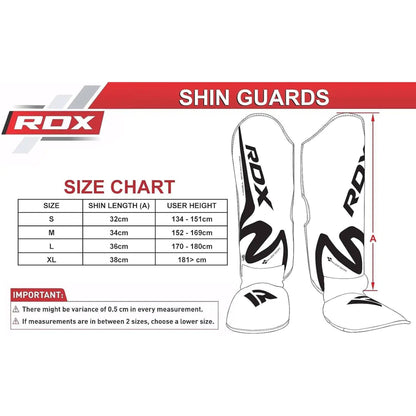 RDX Shin Guard for Muay Thai, Kickboxing, MMA Training