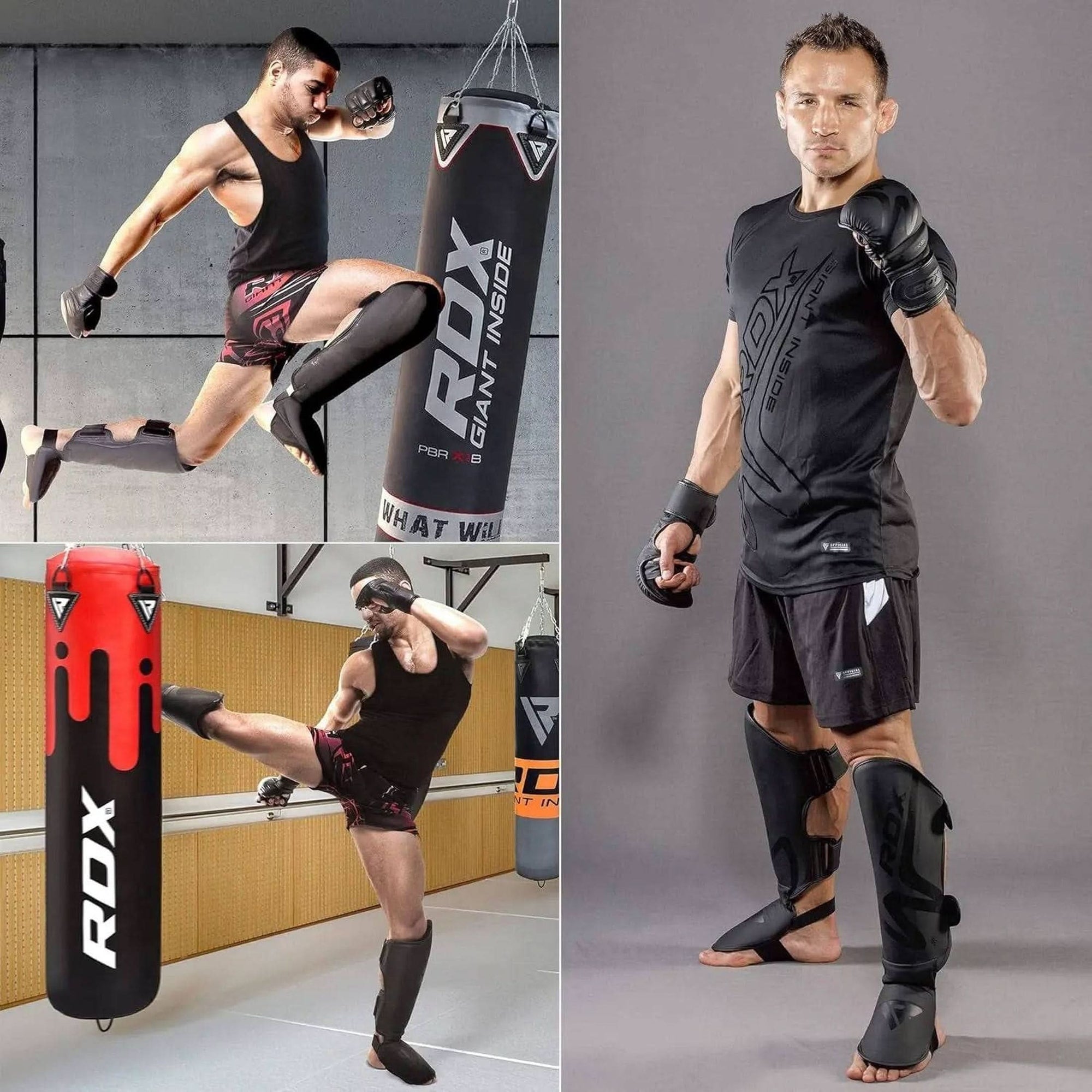 RDX Shin Guard for Muay Thai, Kickboxing, MMA Training