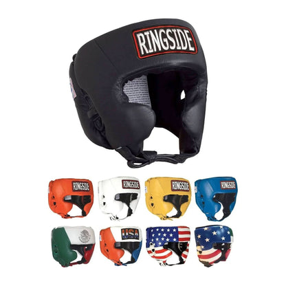 Ringside Competition Boxing Muay Thai MMA Sparring Head Protection Headgear with Cheeks