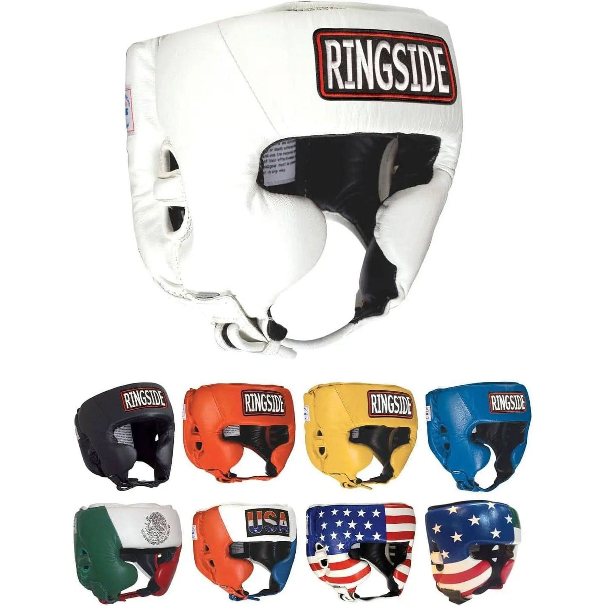 Ringside Competition Boxing Muay Thai MMA Sparring Head Protection Headgear with Cheeks