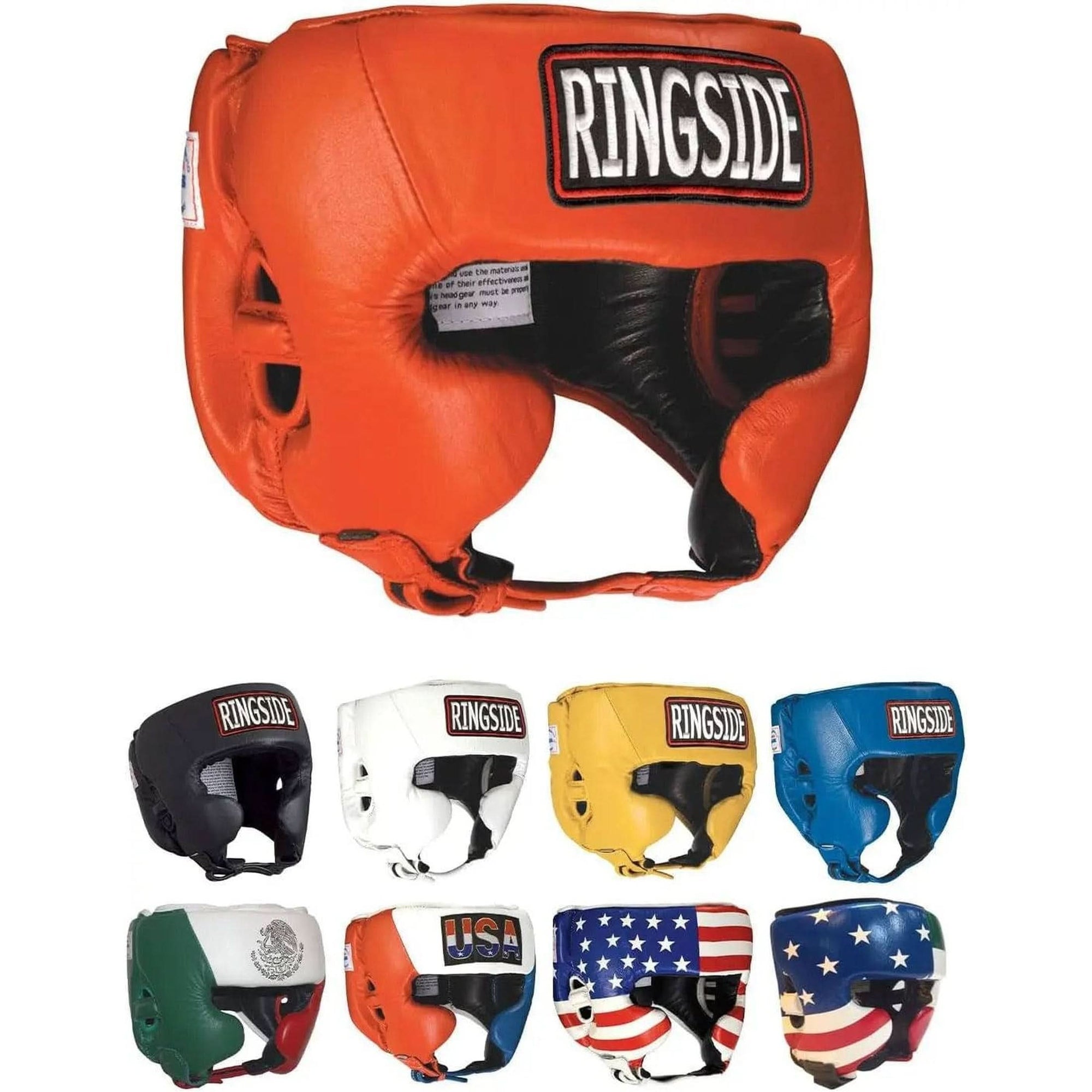 Ringside Competition Boxing Muay Thai MMA Sparring Head Protection Headgear with Cheeks