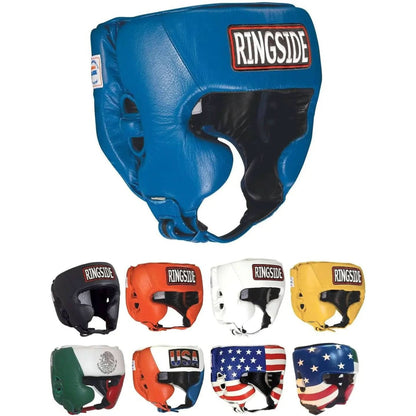 Ringside Competition Boxing Muay Thai MMA Sparring Head Protection Headgear with Cheeks