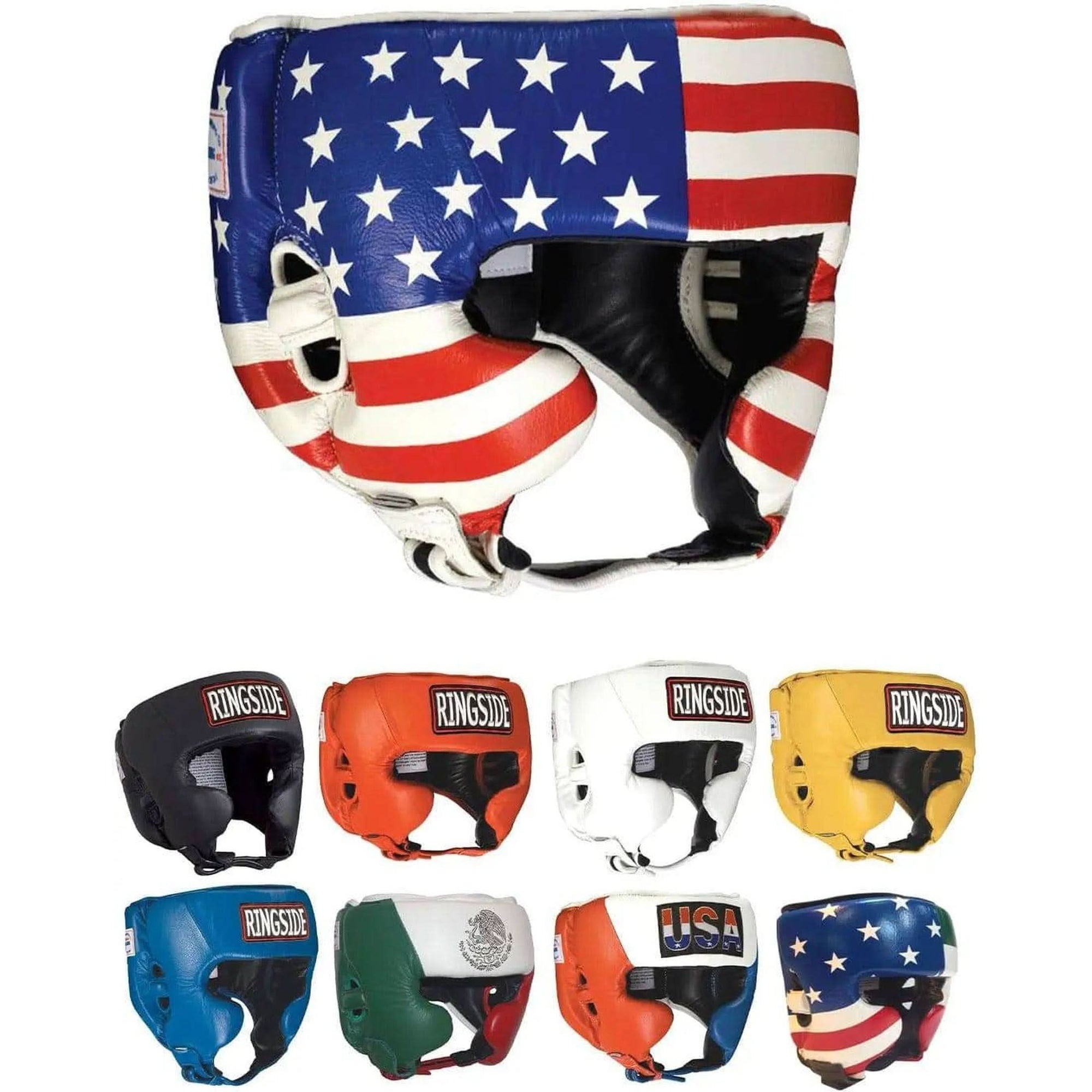 Ringside Competition Boxing Muay Thai MMA Sparring Head Protection Headgear with Cheeks