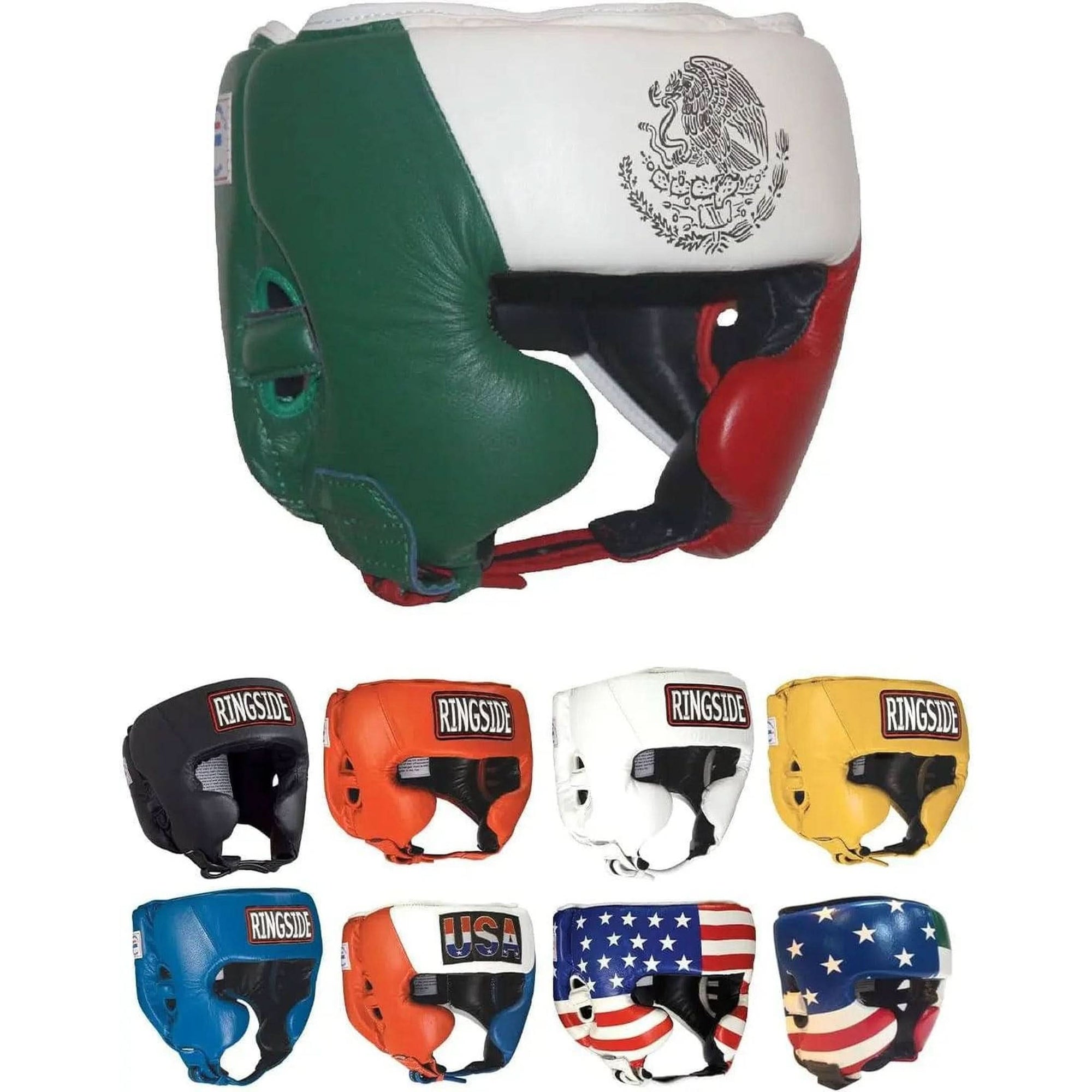 Ringside Competition Boxing Muay Thai MMA Sparring Head Protection Headgear with Cheeks