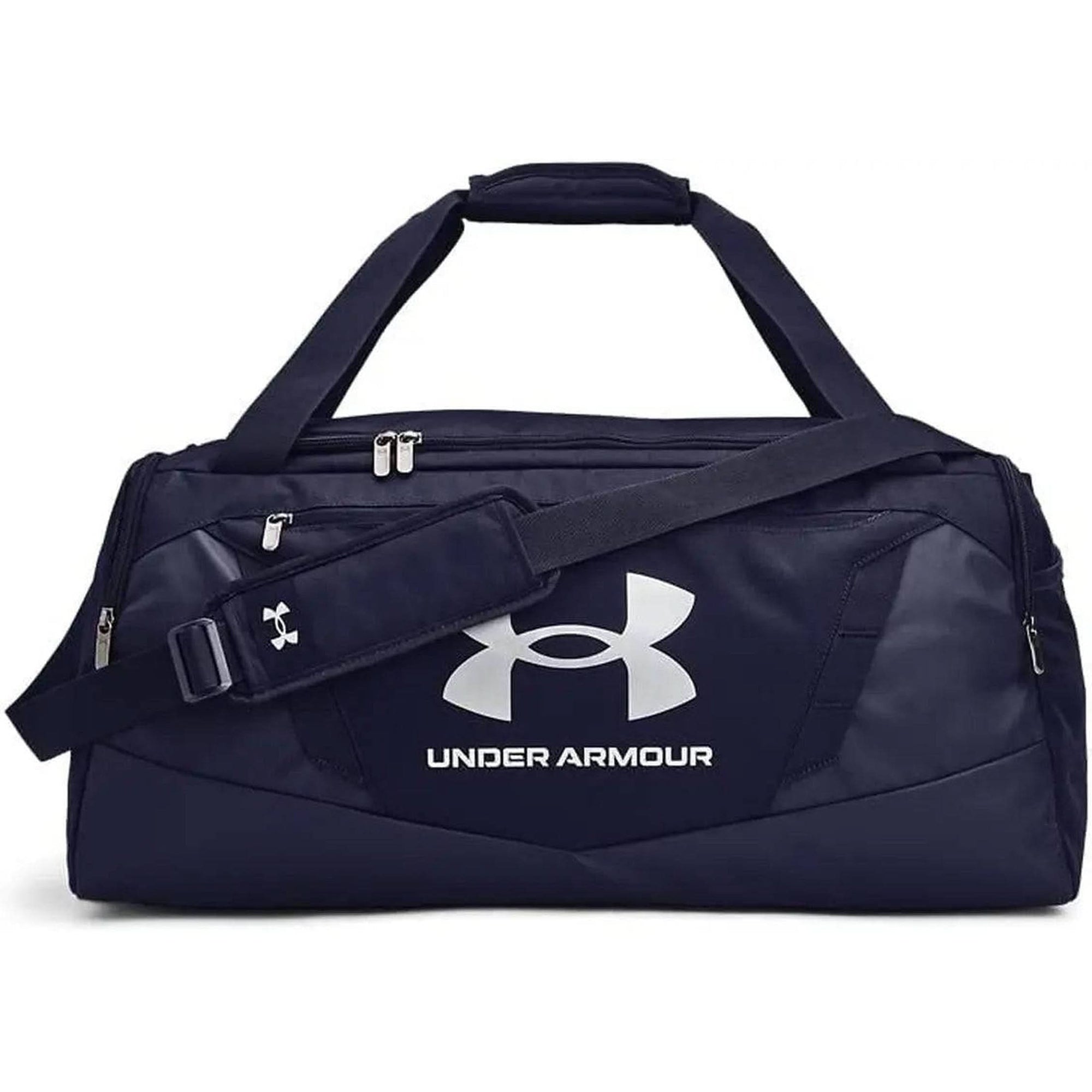 Under Armour Unisex-Adult Undeniable 5.0 Duffle , Black 001 /Metallic Silver , Medium