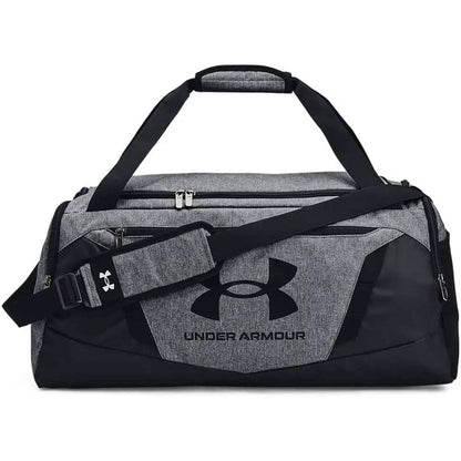 Under Armour Unisex-Adult Undeniable 5.0 Duffle , Black 001 /Metallic Silver , Medium