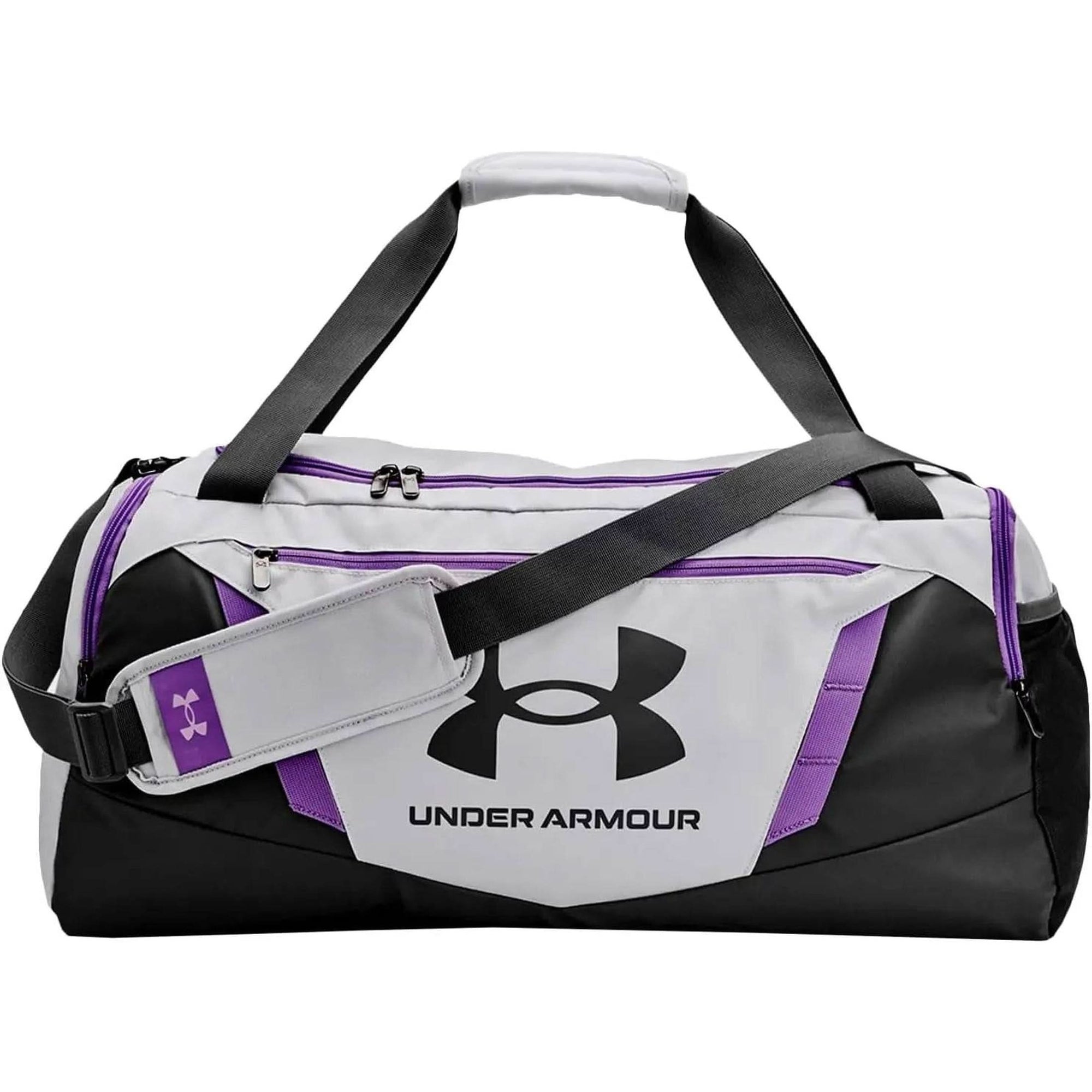 Under Armour Unisex-Adult Undeniable 5.0 Duffle , Black 001 /Metallic Silver , Medium