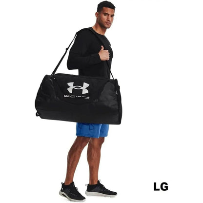 Under Armour Unisex-Adult Undeniable 5.0 Duffle , Black 001 /Metallic Silver , Medium