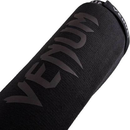 Venum Kontact Shinguards - Black/Black, One Size